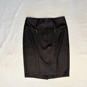 The Limited Black Zip Pencil Skirt